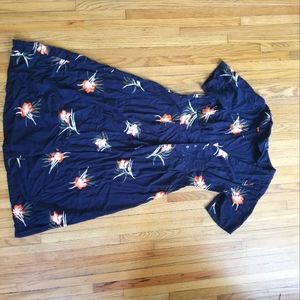 Midi button down dress RVCA